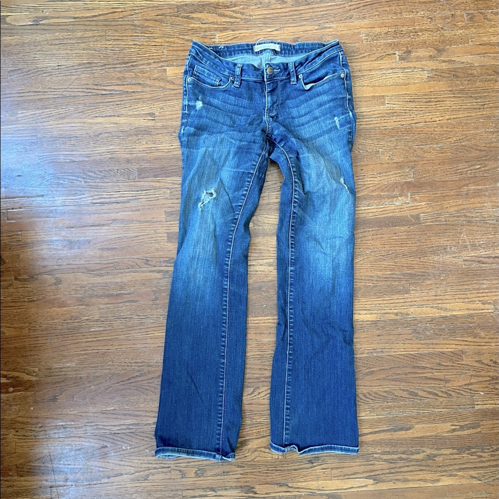 Bullhead Black Bootcut Distressed Stretch Jeans by PacSun